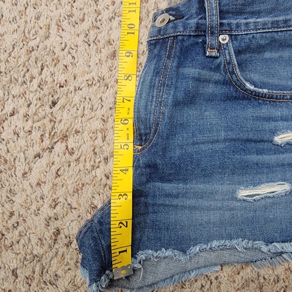 RAG & BONE CUTOFF JOHNNY DENIM SHORTS, SIZE 27 - Picture 7 of 8